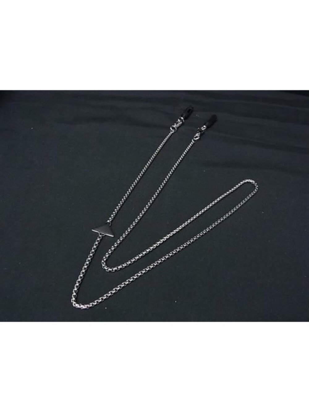 Prada Airpods Wireless Earphone Chain Silver Necklace - Picture 2 of 4